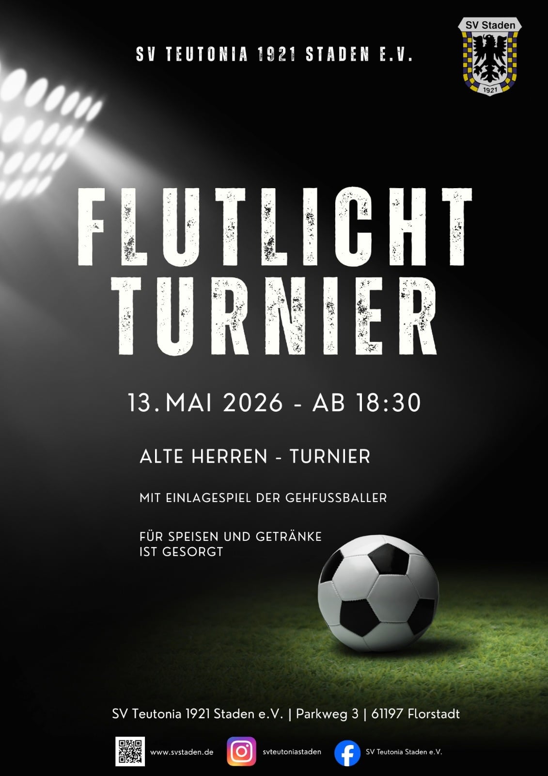Plakat Flutlichtturnier 13.05.2026